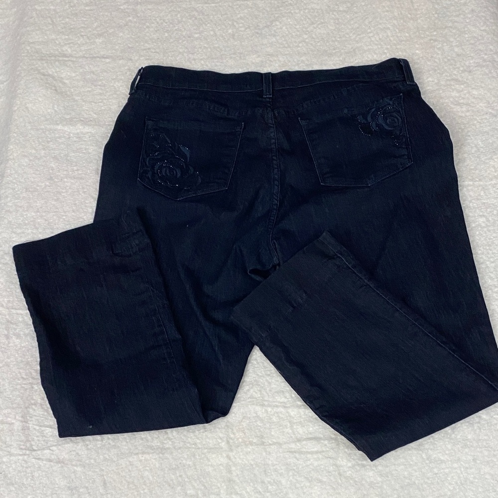 NYDJ Lift Tuck Technology Not Your Daughter’s Jeans Deep Indigo Jeans $129 - Picture 3 of 13